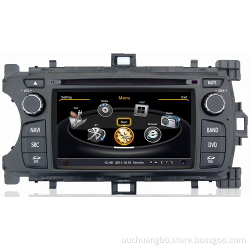 Ouchuangbo audio GPS radio for S100 Toyota Yaris 2012